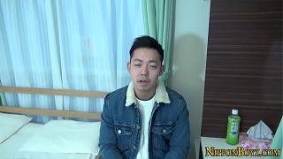 Japanese twink masturbate