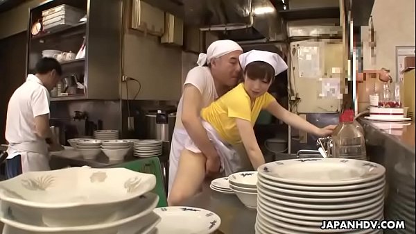 Japanese waitress Mimi Asuka gets finger fucked in the restaurant - JAV PORN